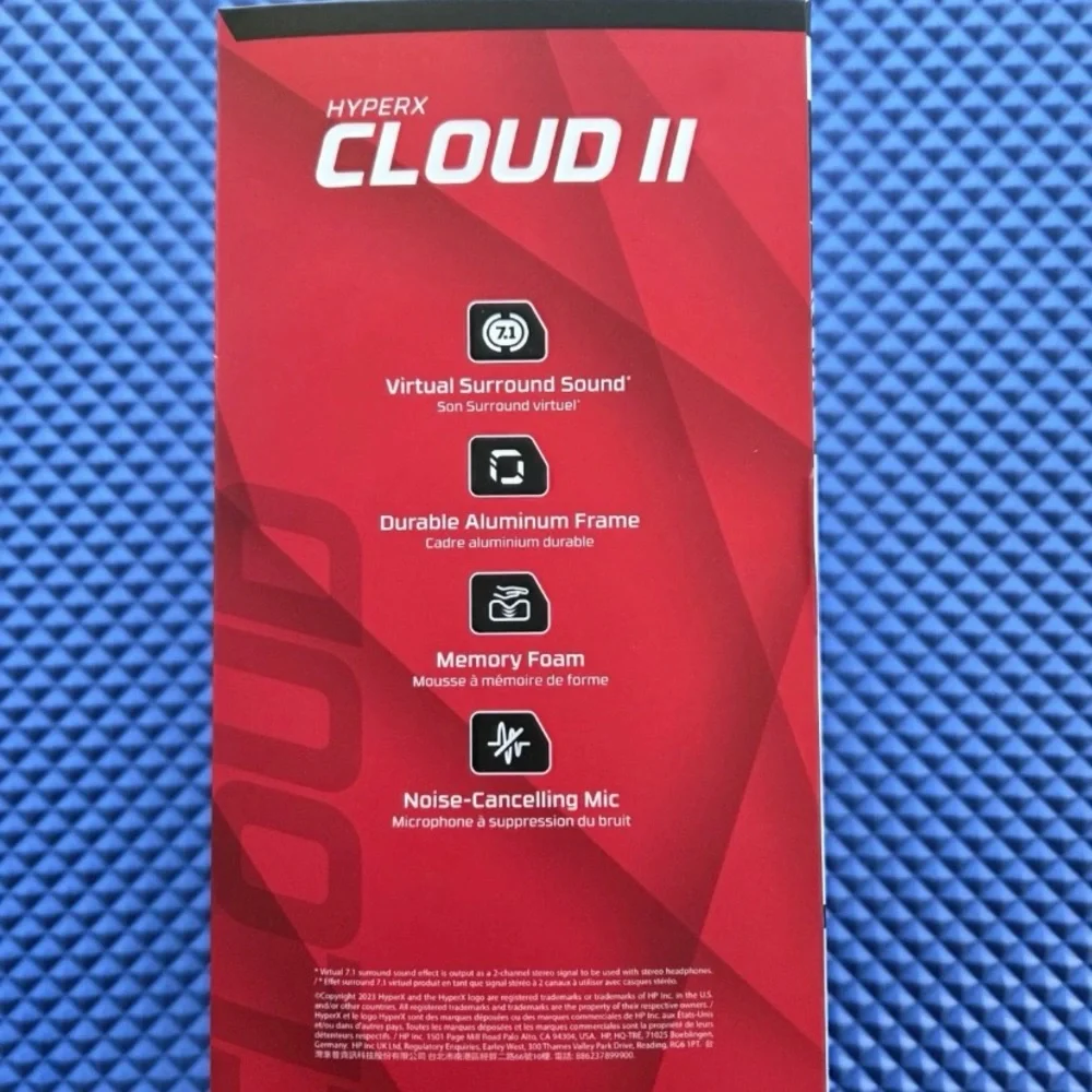 HyperX Cloud II Gaming Headset - Black and Red